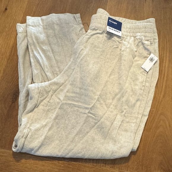 Linen Blend Summer Pants XL NWT - Picture 2 of 4